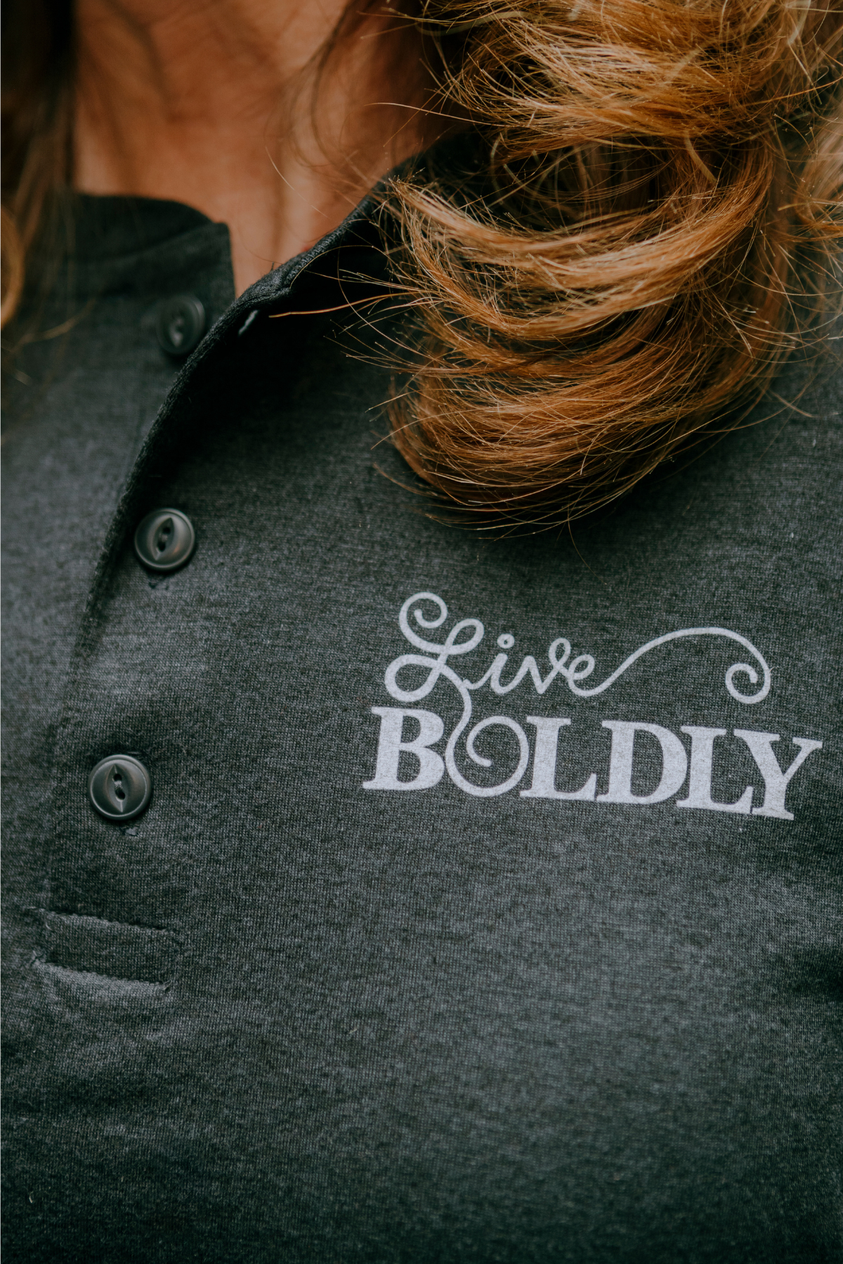 Soar High Ladies Long Sleeve Henley