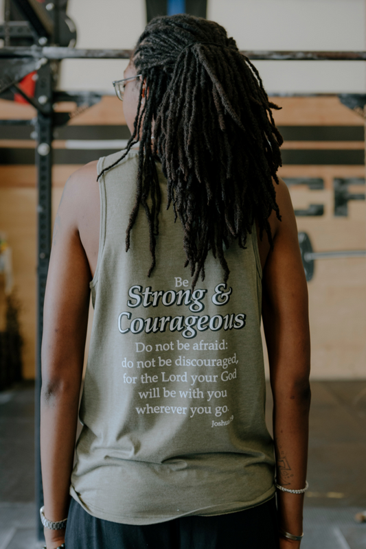 Strong & Courageous Mens Tank