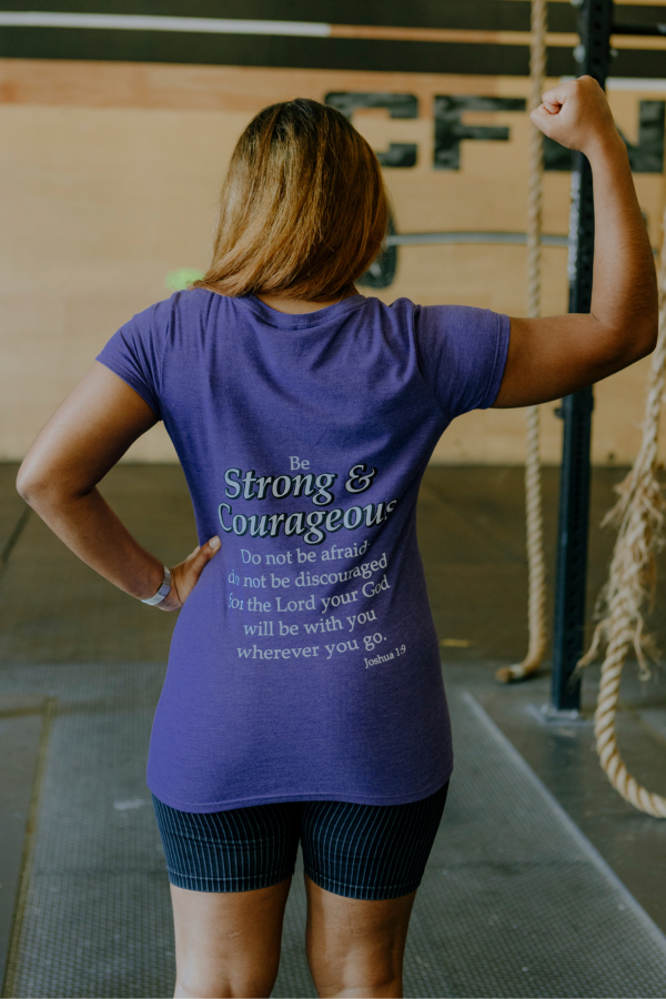 Strong & Courageous Ladies Tee