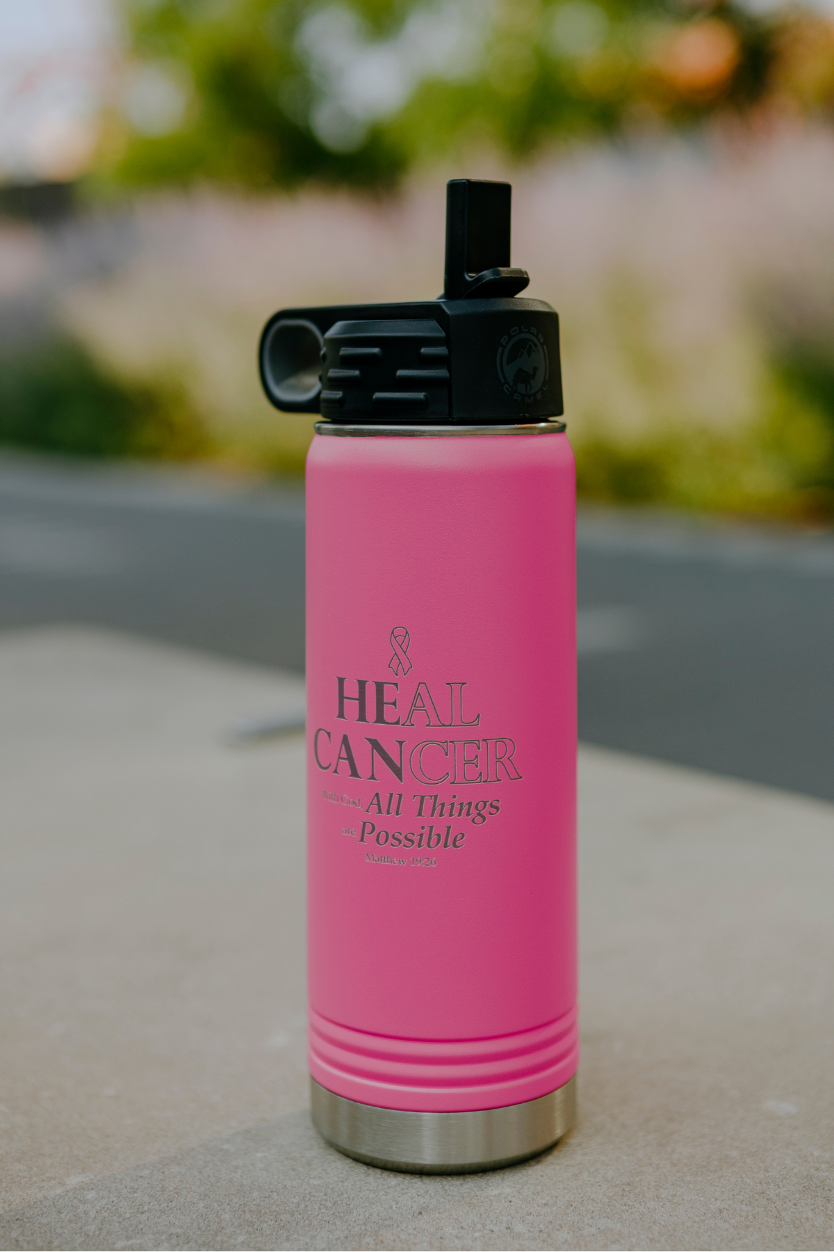 Heal Cancer Water Bottle