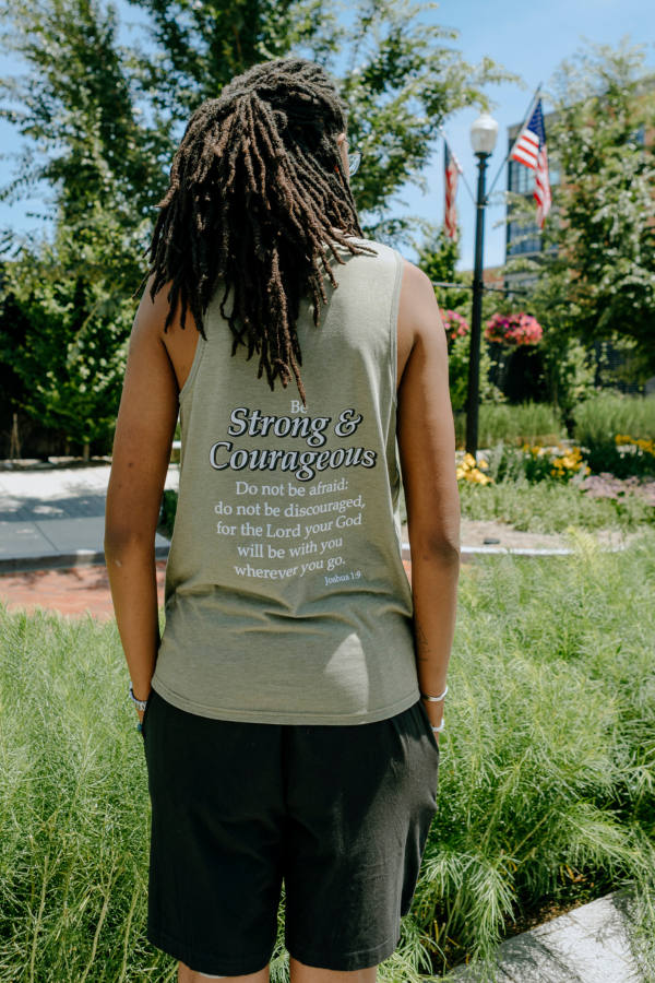 Strong & Courageous Mens Tank