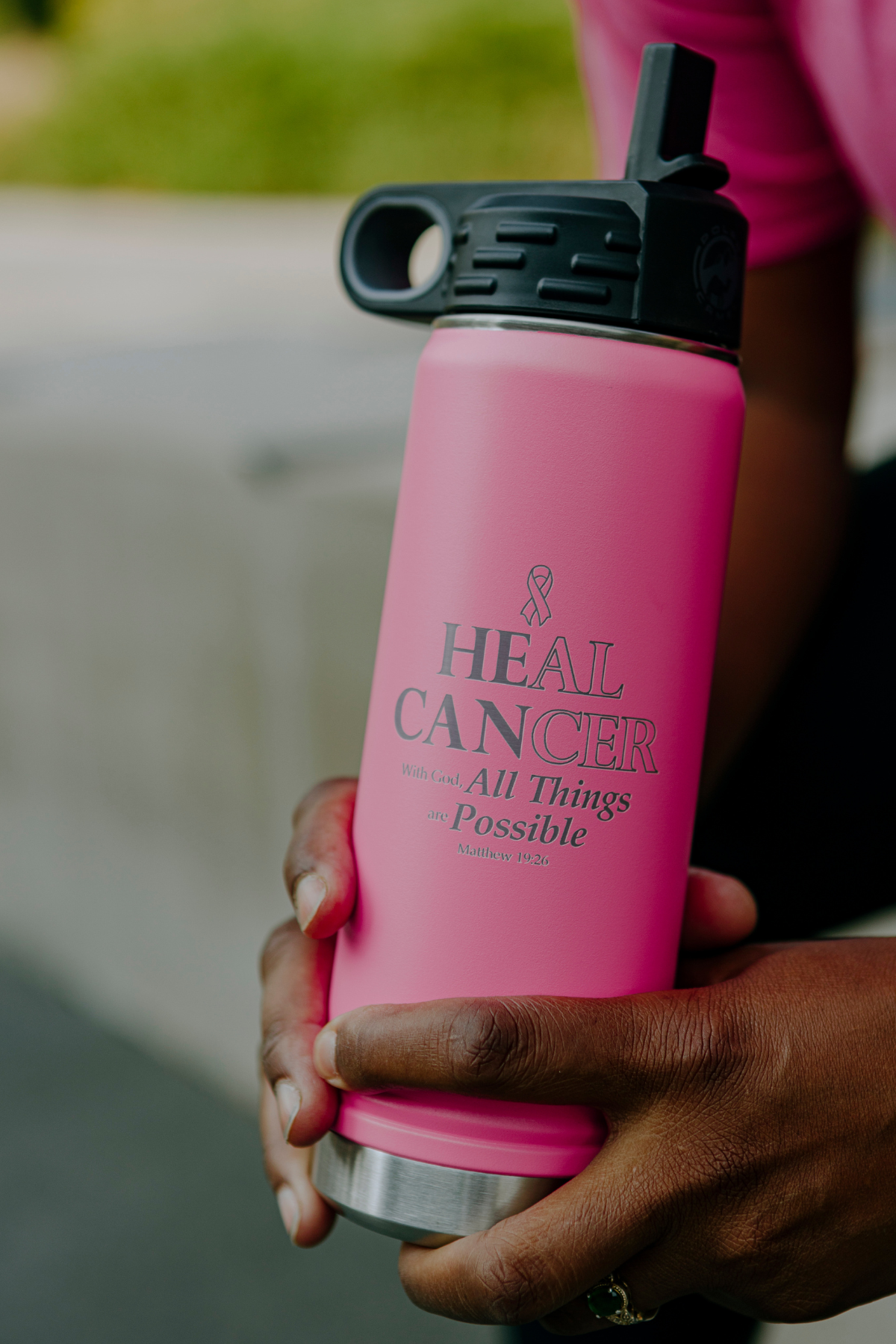 Heal Cancer Water Bottle